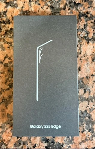 EMPTY BOX ONLY Samsung Galaxy S25 Edge Jet Black 256GB NO PHONE - product listing photo