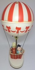 Vintage Dolly Toy Co Hot Air Balloon Lamp  Night Light Nursery Lamp 17" Tested