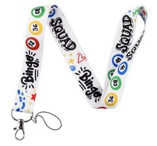 Bingo Squad Game Chance Gambling Ball Balls Number Numbers Cards Grid Lanyard
