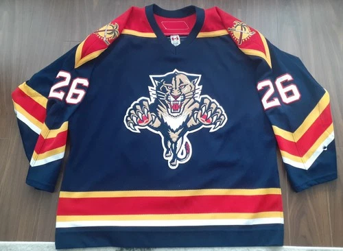 Florida Panthers  2006-07 Mike Van Ryn  Game- Worn NHL Alternate  Jersey Sz 54