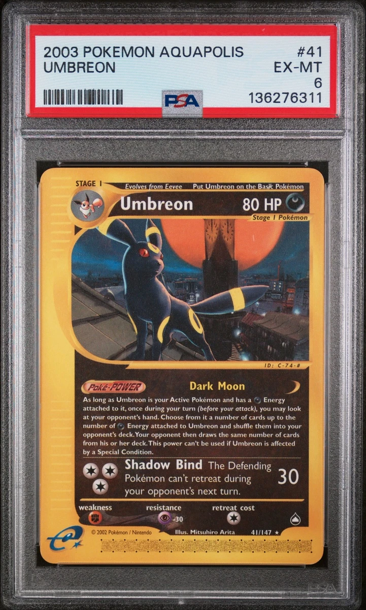 Umbreon Pokémon TCG Professional Sports Authenticator (PSA