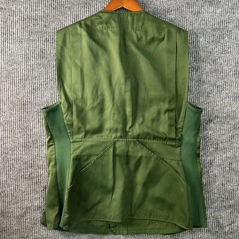 Vintage Hunting Vest Men’s XL Green 10X Sportsman Made in USA - Image 2 of 4