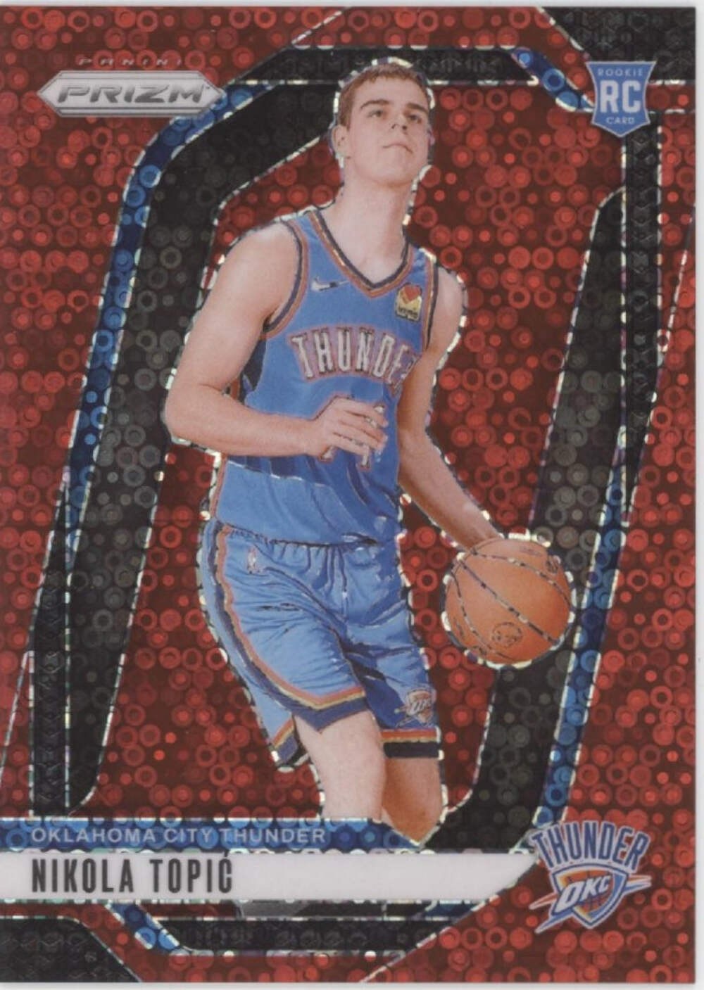 Nikola Topic 2024-25 Panini Prizm Red Fast Break Prizm 066/100 #230 #1