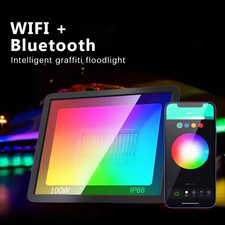 RGB TUYA Floodlight Smart APP Voice Control RGBCW CCT 3000-6500K 30W 50W 100W