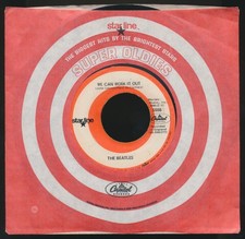 Beatles ULTRA RARE 1969 ORIGINAL 'WE CAN WORK IT OUT' RED / ORANGE TARGET LBL 45