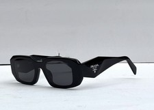 Prada PR17WS 1AB5S049 Women's Sunglasses 49 mm Black / Dark Grey Lens