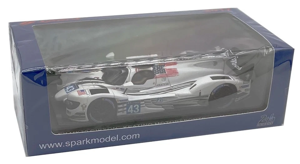Spark S5827 Riley MK30 Gibson #43 Keating Motorsports Le Mans 2017 - 1/43 Scale - Image 4 of 4
