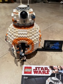 LEGO Star Wars BB-8 75187 Complete Set with Display Stand & Instruction Manual