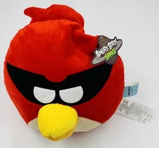Large Red Angry Birds Space Plush Pillow  New NWT 2012