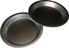 Two 9 In Pie Pans a Heavy Weight Steel None Stick Bakeware Set with Even Heating