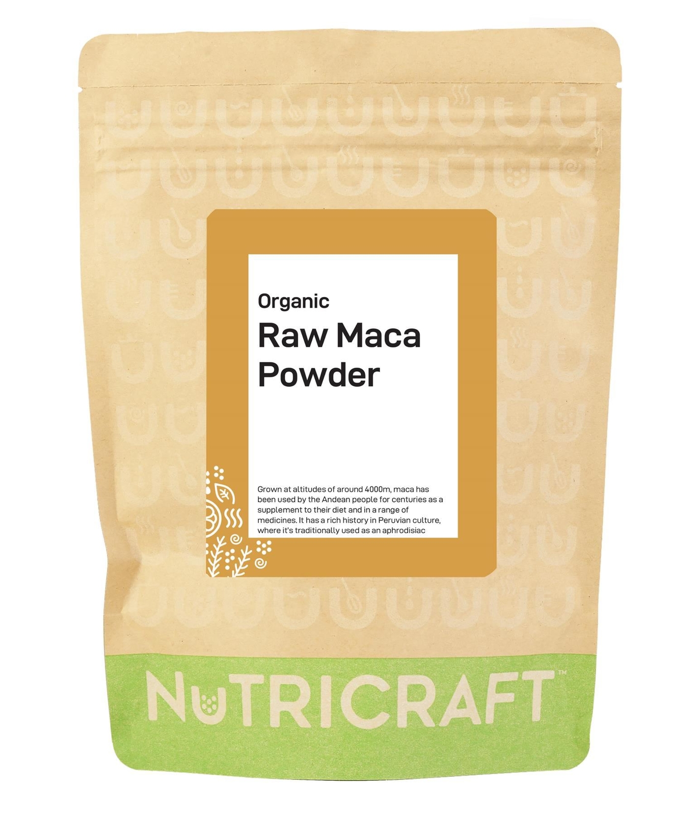 500g organic MACA root powder (raw)  by NUTRICRAFT™ - energy - Peru