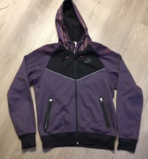 NIKE 2008 Full Zip Multi Color Hoodie Mini Swoosh Spellout
