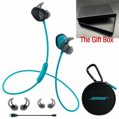 Gift-Bose SoundSport Wireless Bluetooth In Ear Headphones Earphones - Blue