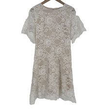 Baltic Born Women Aasha Lace Dress L Ivory Angelic Feminine Dainty Cottagecore