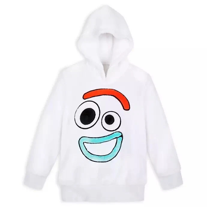 Disney Parks Forky Toy Story 4 Pullover Fleece Plush Hoodie for