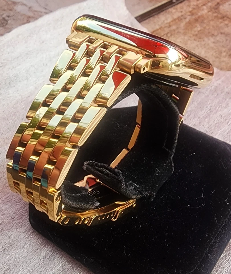 Apple Watch 18k, 24k, Rose Gold, Plated Apple Watch Service. No Watch For Sale - Image 2 of 4