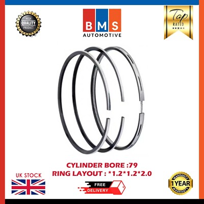 FORD M8DA M8MA 1.5 PISTON RINGS X4 GRAND C-MAX FUCUS FUSION ESCAPE MONDEO 4X4