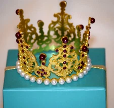 Tieks limited Edition Gold Purple Pearl Rhinestone Tyrian Box Topper, Box & Bags