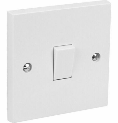 10x 1 Gang 2 Way Single Gang Light Switch 10A - 250V **UK Brand** High Quality - Picture 1 of 3