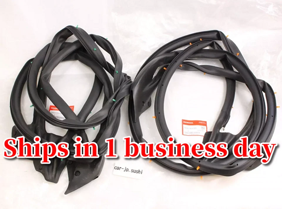 HONDA Genuino ACURA NSX NA1 NA2 Puerta Restricción Intemperie Inferior Goma Rh & Lh SET Foto 4 de 4