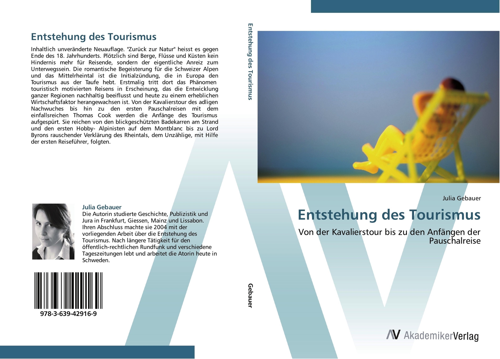 Thumbnail - Entstehung Des Tourismus Julia Gebauer Taschenbuch Paperback 164 S.