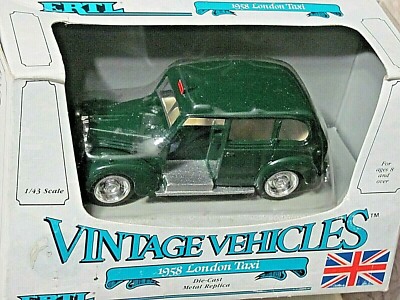 1958 AUSTIN FX3 LONDON TAXI 1/43 SCALE DIECAST MODEL !!! | eBay
