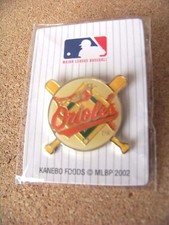 Baltimore Orioles 2002 Kanebo Foods Japanese lapel pin issued in Japan MLB