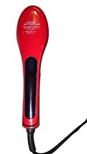 HAIR ANGEL CERAMIC HAIR STRAIGHTENING BRUSH Adjustable Temp Control LCD Screen