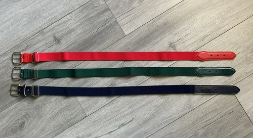 Youth Adidas Baseball Belts Lot - Emerald Green, Red, Blue -Boys or Girls