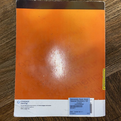 General Chemistry 152 - Paperback By Steven S Zumdahl - ACCEPTABLE - Picture 2 of 3