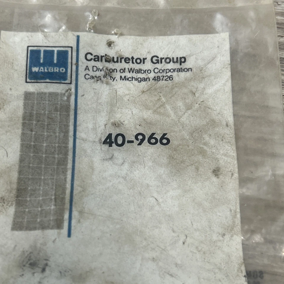 Walbro 40-966 Shaft Assembly 409661 Genuine Nos Oem - Image 3 of 4