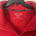 Calvin Klein Performance Full Zip Red Fleece Jacket Size XL — photo 2
