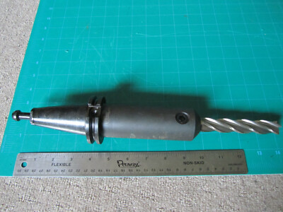 COMMAND TOOL HOLDER C4E5-0750 WITH HSS 3/4'' CUT DRILL BIT, MILL CUT, USED
