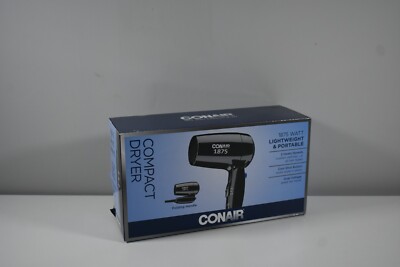 Conair Compact Travel Dryer 1875 Watt Lightweight Folding Portable Foldable