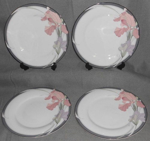 Set (4) Noritake New Decade CAFE DU SOIR PATTERN Dinner Plates MADE IN JAPAN - Picture 3 of 6