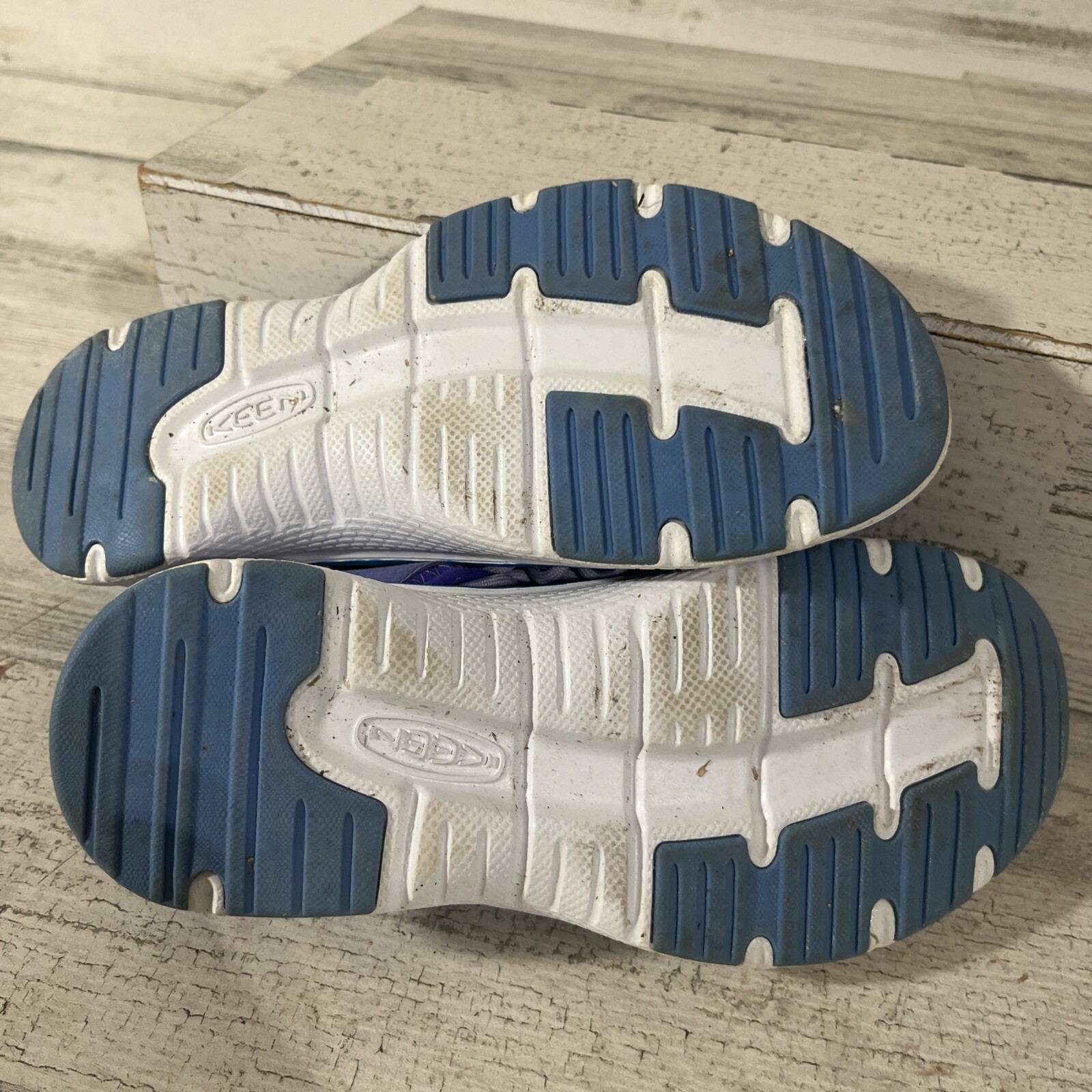 Keen Shoes Girls 2 Uneek Purple Woven Paracord Sandals Outdoor Slip On EUC image 4