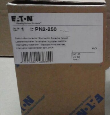 EATON PN2-250 3P 250A breaker