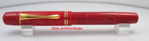 Penna stilografica 2017 edizione speciale rosso massiccio Pelikan M101N pennino oro 14k - Foto 3 di 7