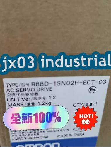 New  In Box Original Omron R88D-1SN02H-ECT-03 Servo Motor R88D-1SN02H-ECT-03 - Picture 1 of 4