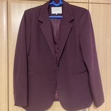 Weinroter Blazer , Kaffe, Größe 42, Top Zus...