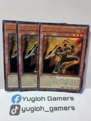 Yu-Gi-Oh Inzektor Hornet X3  1st Edition GFP2 Ultra Rare Light Played 