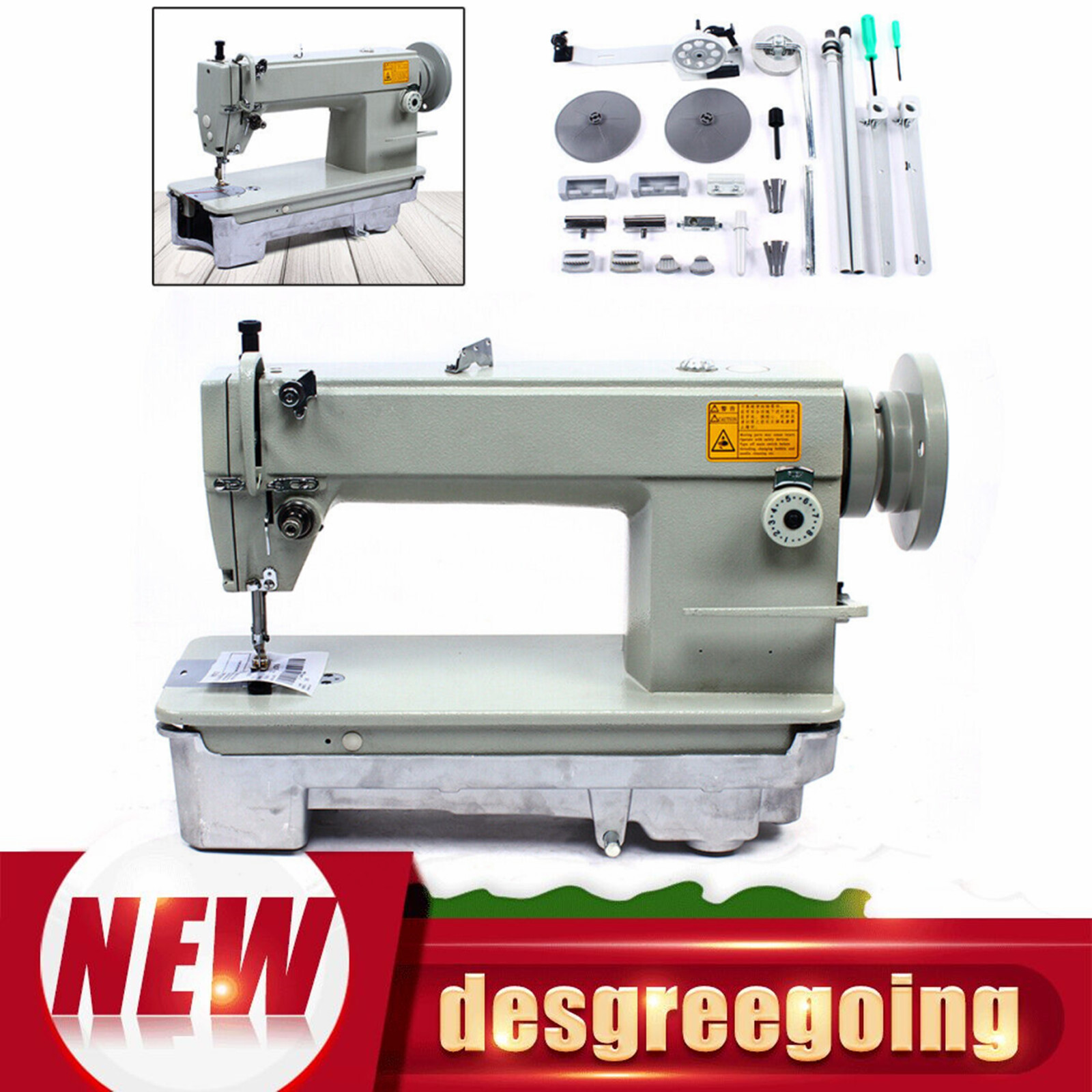 Heavy Duty Industrial Leather Sewing Machine Thick Material Leather Sewing NEW eBay