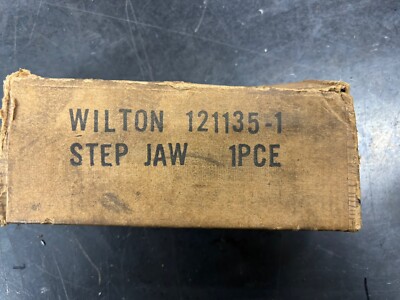 Wilton Vise Jaws 5'' INCH 121135-1 1 Step Jaw 5''W X 1 1/2''H SMOOTH WITH NOTCH!