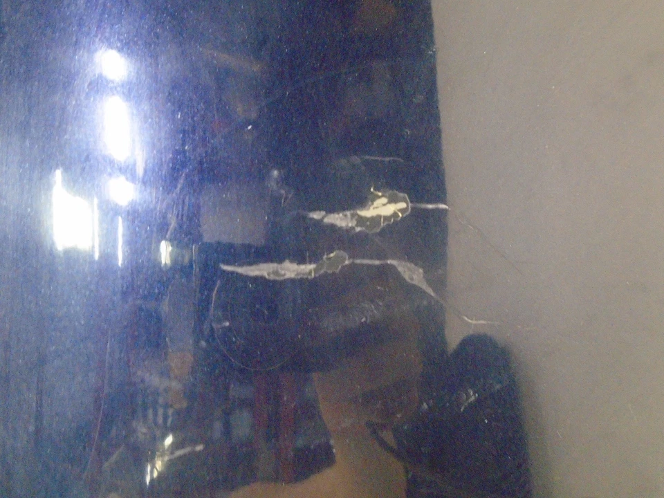 1997-2003 BMW 540i E39 Front Left Driver Side Door Shell Dark Blue OEM LK805104 - Image 2 of 4