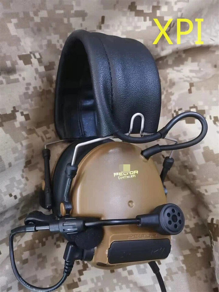 Comtac XPI Army Communication Noise Reduction Tactical Headset Green Brown Stock - Image 4 of 4