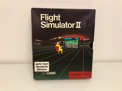 Flight Simulator II - AMIGA - OVP - Big Box - sublogic