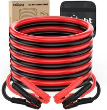 Nilight Jumper Cables for Car Battery 1Gauge 30 FT Booster Cable Heavy Duty 900A