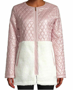 calvin klein pink fleece jacket