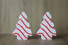 little debbie christmas tree cake magnet set of 2 fridge