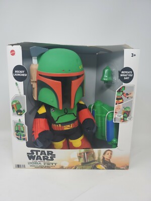 Star Wars Mattel The Book of Boba Fett Voice Cloner Feature With Rocket Launcher
